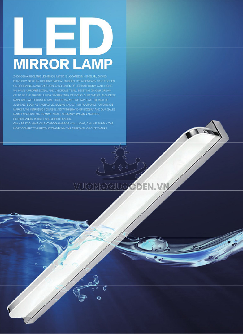 Đèn LED chiếu gương phòng tắm hiện đại JS5960-4